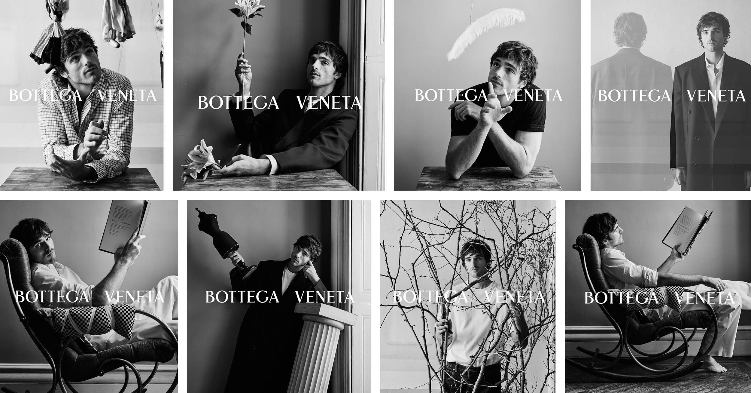 BOTTEGA VENETA – Duane Michals x Jacob Elordi Campaign 