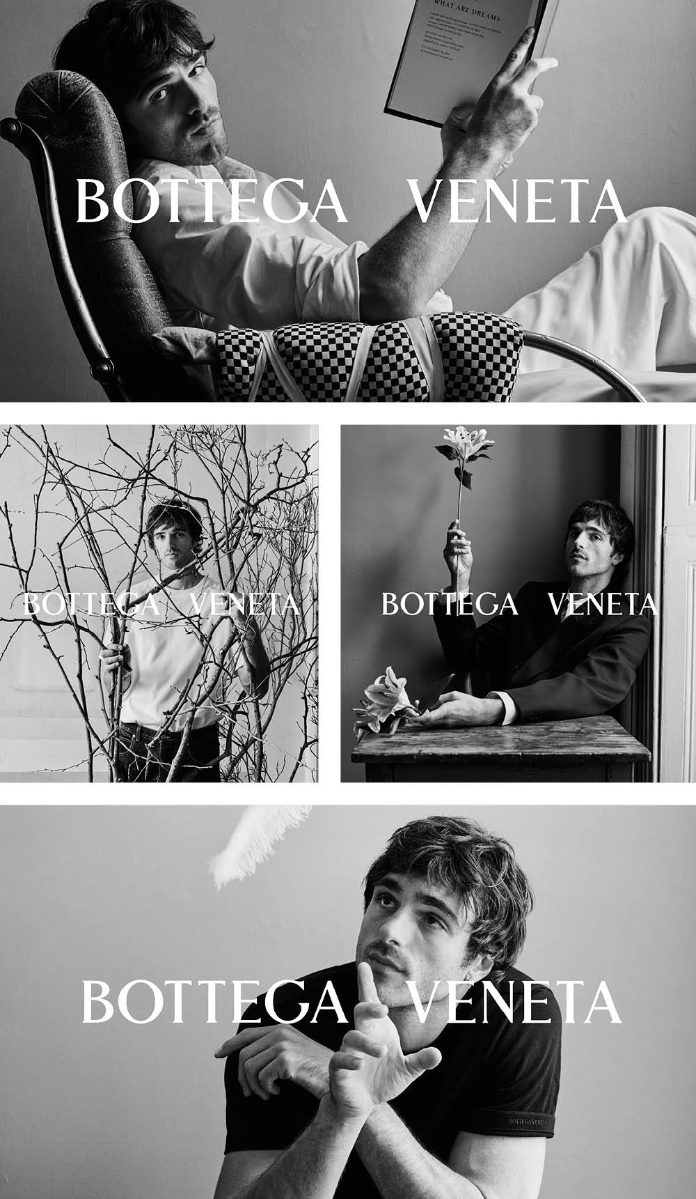 BOTTEGA VENETA – Duane Michals x Jacob Elordi Campaign 